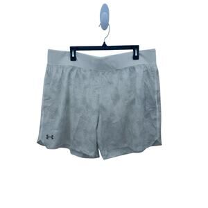 UnderArmour Men’s Fitted 7 Speed Pocket Short 2XL White Sweat - Resistant